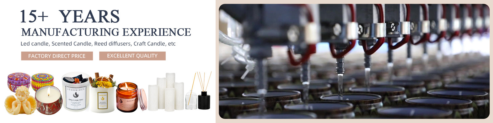 qualité Bougie parfumée en étain usine