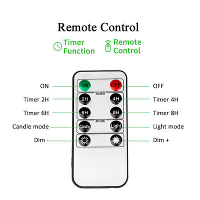 Pillar LED Candle Electronic Candles With Remote Control Battery Powered Flameless Lighting Flickering