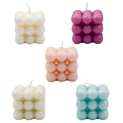 Natural Soy Wax Velas Aromatics Cube Bubble Candle Scented Candles Artistic Candle