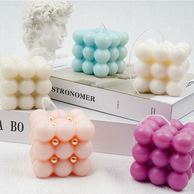 Natural Soy Wax Velas Aromatics Cube Bubble Candle Scented Candles Artistic Candle