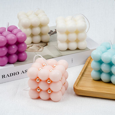 Natural Soy Wax Velas Aromatics Cube Bubble Candle Scented Candles Artistic Candle