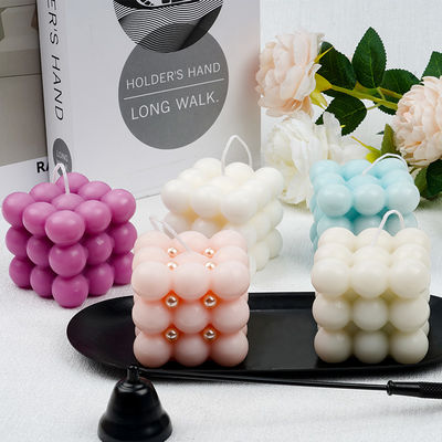 Natural Soy Wax Velas Aromatics Cube Bubble Candle Scented Candles Artistic Candle