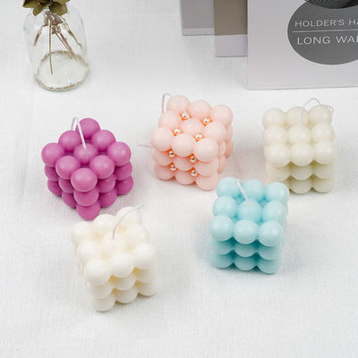 Natural Soy Wax Velas Aromatics Cube Bubble Candle Scented Candles Artistic Candle