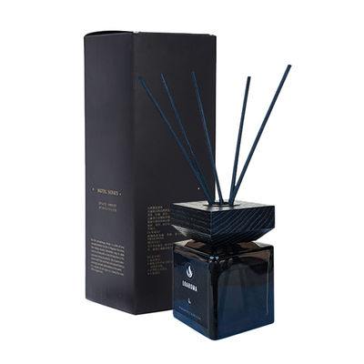 House Custom Fragrant Packaging Box Wood Stick Diffuser Glass Bottle Reed Diffuser With Gift Box