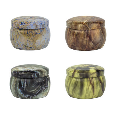 Natural Home Fragrance Soy Jar Candles Multi Colors Tin Scented Candle 4.4oz Candle Set