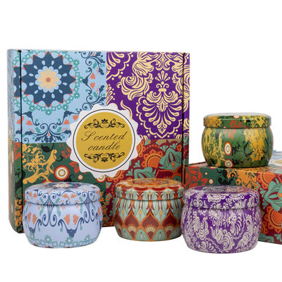 Wedding Parties Lavender Sage Fragrance Soy Candle Set Tin Scented Candle
