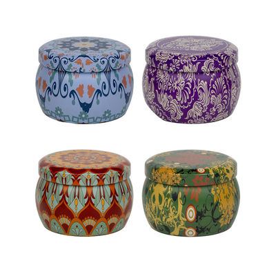 Wedding Parties Lavender Sage Fragrance Soy Candle Set Tin Scented Candle