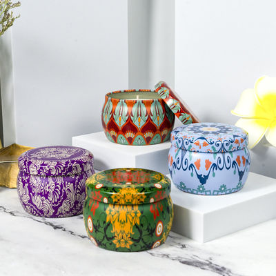 Wedding Parties Lavender Sage Fragrance Soy Candle Set Tin Scented Candle