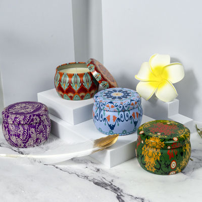 Wedding Parties Lavender Sage Fragrance Soy Candle Set Tin Scented Candle