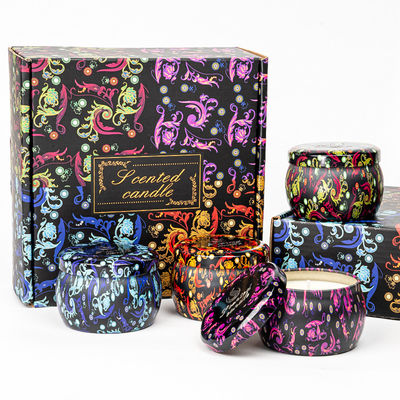 Home Decoration Aromatic Candle Tin Scented Candle Private Label Scented Candles