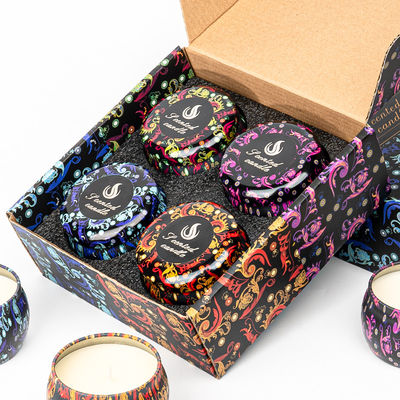 Home Decoration Aromatic Candle Tin Scented Candle Private Label Scented Candles