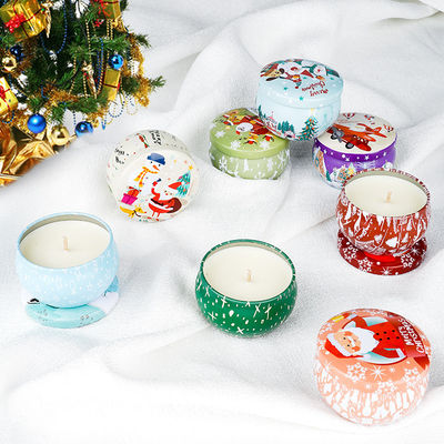 Aromatherapy Soy Wax Candles Tin Scented Candle With Custom Scented Nature Scents Aroma