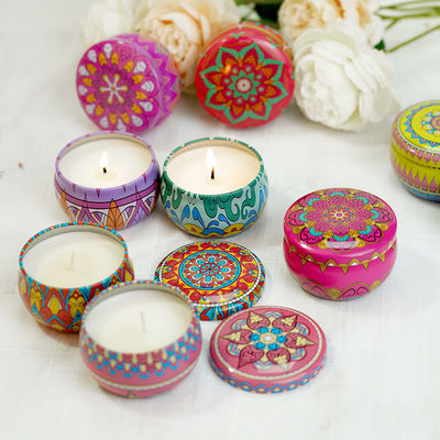 9 Pack Gift Set Burning Time About 12H Portable Nature Soy Wax