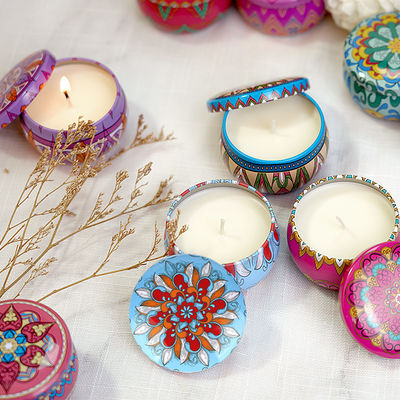 12 Pack Earth Day Scented Candles 2.5oz Soy Candle Kit