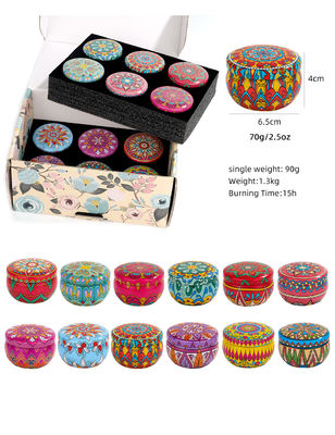 12 Pack Earth Day Scented Candles 2.5oz Soy Candle Kit