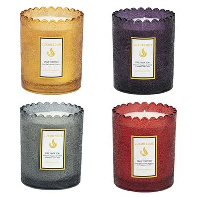 Home Garden Wedding Parties Birthday Glass Jar Scented Candle Soy Candle Gift Set