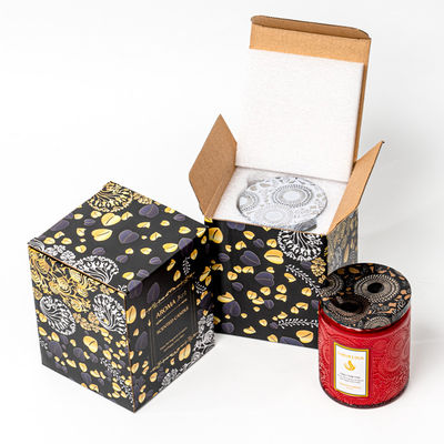 Luxury Fragrance Glass Jar Scented Candle Custom Scented Candles Soy Wax In Glass Jar