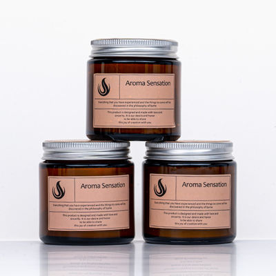 Home Decoration Aromatherapy Scented Soy Candles In Customized Jars With Lids