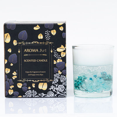 Handmade Dried Flower Scented Candle For Healing And Relaxation