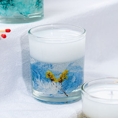 Handmade Dried Flower Scented Candle For Healing And Relaxation