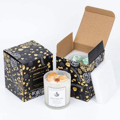 Private Label Glass Jar Scented Candle Soy Candle Wax Handmade Aromatic Woodwick Candle
