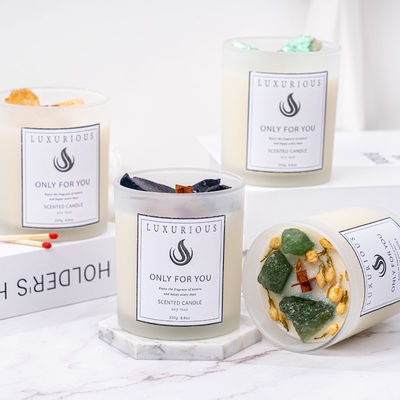Private Label Glass Jar Scented Candle Soy Candle Wax Handmade Aromatic Woodwick Candle
