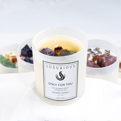 Private Label Glass Jar Scented Candle Soy Candle Wax Handmade Aromatic Woodwick Candle