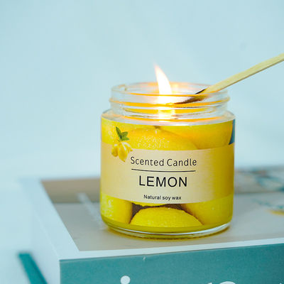 Non Toxic Glass Jar Scented Candle Tearless Smokeless Candle Wax Glass Jar Candles