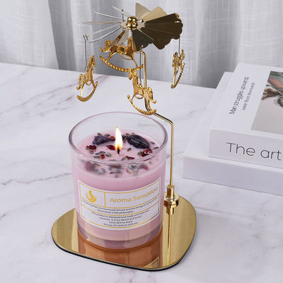 4 Color Christmas Scented Candles In Glass Jars With Private Label
