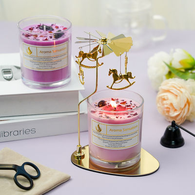 4 Color Christmas Scented Candles In Glass Jars With Private Label