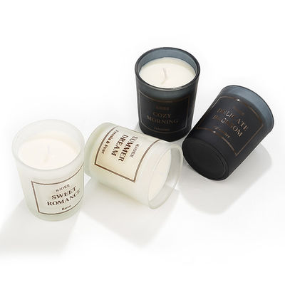 Glass Jar Scented Candle Pillar Shape For Home Decor And Special Occasions