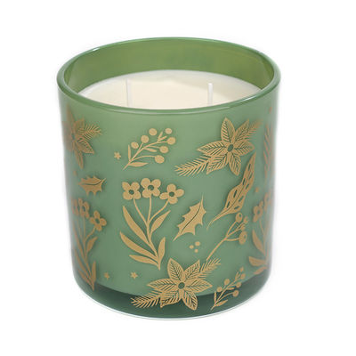2 Wick Glass Jar Scented Candle Handmade Luxury Aromatherapy Soy Candles In Jars