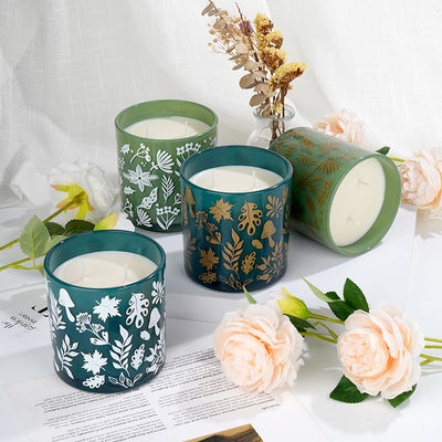 2 Wick Glass Jar Scented Candle Handmade Luxury Aromatherapy Soy Candles In Jars