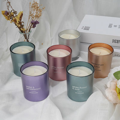 Glass Jar Sceneted Candle Aroma Soy Wax Glass Jar Candle Gift Set