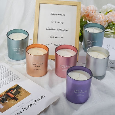 Glass Jar Sceneted Candle Aroma Soy Wax Glass Jar Candle Gift Set