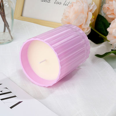 Home Aromatherapy Custom Wax Candles With Pear Lemon Basil Bergamot Cedar Lilac Scent