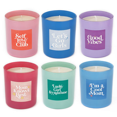 Glass Jar Scented Candle for Wedding Favors Customized Logo and Aromatherapy Private Label