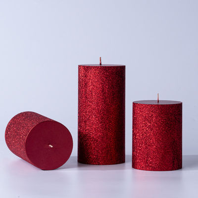 Long Burning Candles Unscented Pillar Candle For Home Relaxation