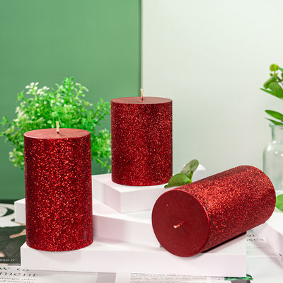 Long Burning Candles Unscented Pillar Candle For Home Relaxation
