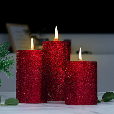 Long Burning Candles Unscented Pillar Candle For Home Relaxation