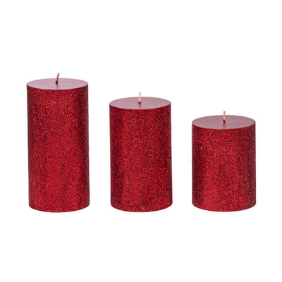 Long Burning Candles Unscented Pillar Candle For Home Relaxation