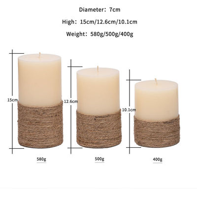 Handmade White Natural Soy Wax Candle Products Custom Scented Candle