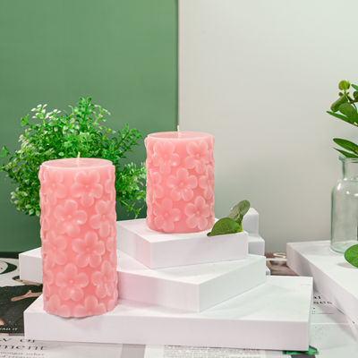 Handmade Pillar Candle Luxury Candle With Natural Soy Wax And Custom Scent