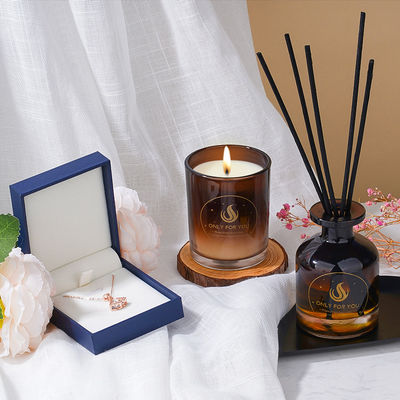 100ml Reed Diffuser Candle Set Gift Box 850g Total Weight Essential Oil And Soy Wax