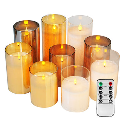 Energy Saving Plastic Electric LED Candle With Remote Control
