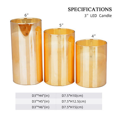 Energy Saving Plastic Electric LED Candle With Remote Control