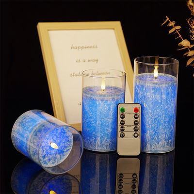Dinners Solar Powered Electronic Candles With Artificial LED Glowing Flames