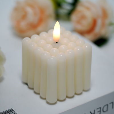 LED Lanterns Real Wax Flameless LED Candles In Bullet Shape Battery Operated Warm White