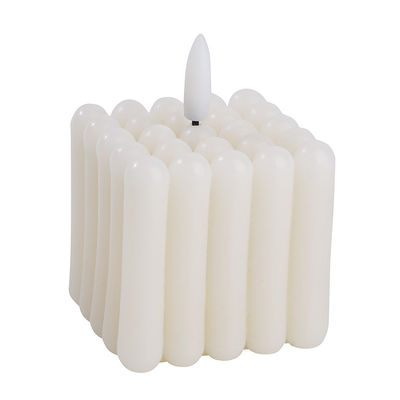 LED Lanterns Real Wax Flameless LED Candles In Bullet Shape Battery Operated Warm White
