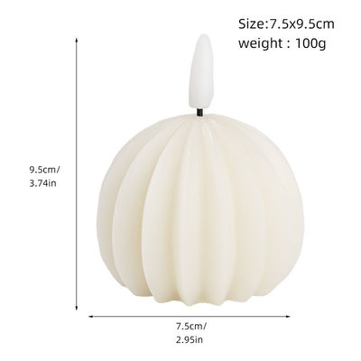 Birthdays LED Lanterns Battery LED Candles With 3D Effect Paraffin Wax Flameless Candles